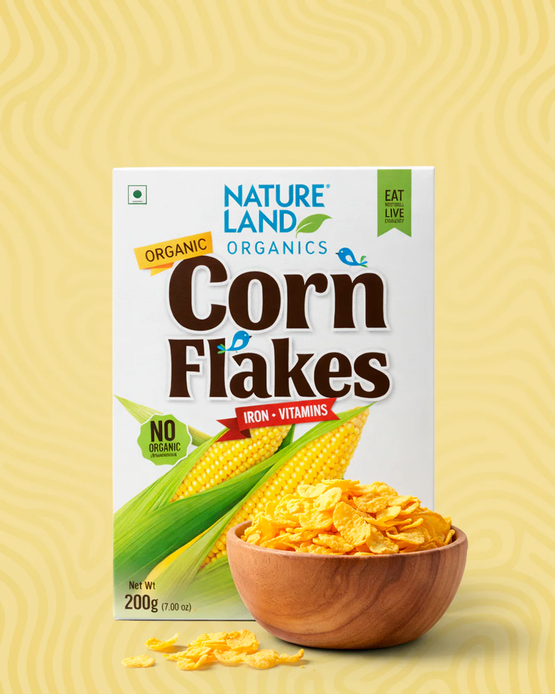 Organic Corn Flakes 200 Gm